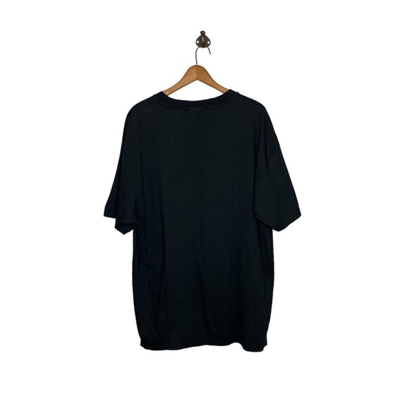 Vintage The Hurricane Promo Tee XL Denzel Washington Black 100% Cotton Shirt 90s - Picture 2 of 3